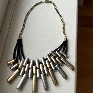 Mixed metal necklace.